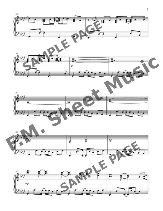 Axel F (Intermediate Piano) By Harold Faltermeyer - F.M. Sheet Music ...